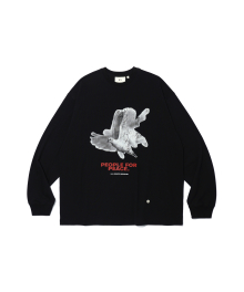 PEACE PIGEON LONG SLEEVE Black