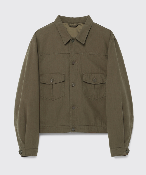 Куртка тракер One-wash Twill Lining - Olive Brown