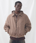 EAST SERVICE SHOP_Vintage Corduroy MA-1 Jumper - Mocha Beige