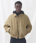 EAST SERVICE SHOP_Vintage Corduroy MA-1 Jumper - Beige