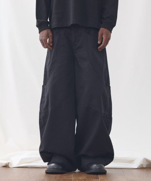 Хлопковые брюки Gardening - Washed Black