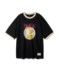 SANDWICH RINGER TEE [BLACK]