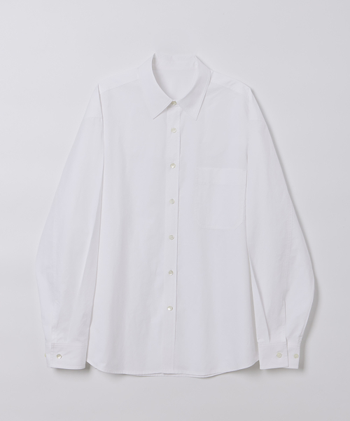WASHED COTTON SHIRTS WHITE