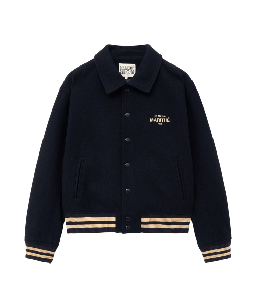 JE NE LA VARSITY JACKET dark navy