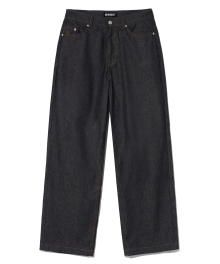 SPEAKER STRAIGHT DENIM PANTS - DARK INDIGO