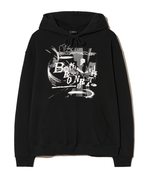 MESS END HOODIE - BLACK