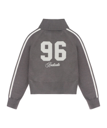 Sports 96 Full Zip Cardigan - Charcoal