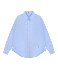 Beige Label Shirt - SkyBlue