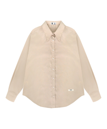 Beige Label Shirt - Beige