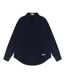 Beige Label Shirt - Navy