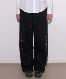 Stone Beads 2way Jogger - Black