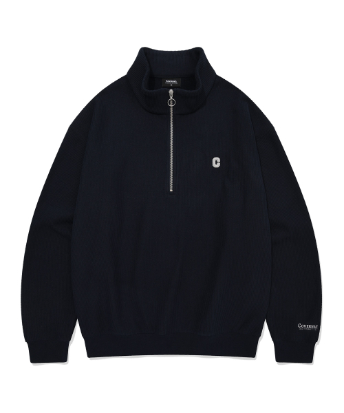 Вельветовый анорак с малым лого C Navy