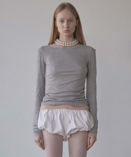 스컬프터(SCULPTOR) My Go To Tencel Tee Melange Gray - 사이즈