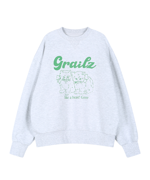 NEKO DREAM SWEATSHIRT [MELANGE GREY]
