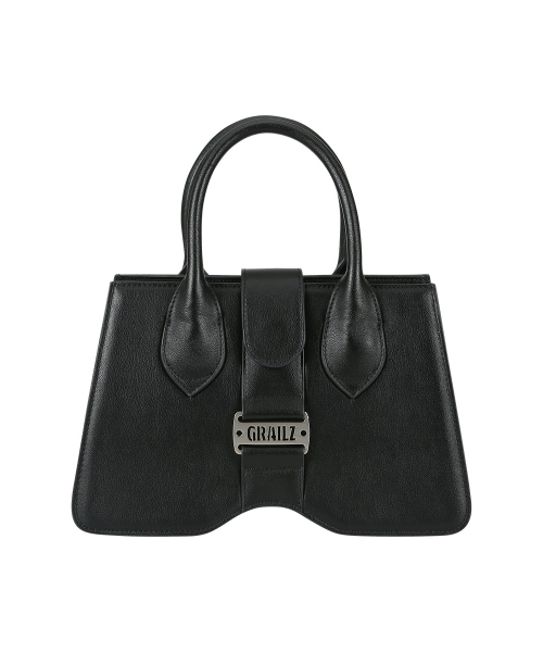 【GRAILZ】LUXE FIORE LEATHER BAG [BLACK] 그레일즈(GRAILZ) LUXE FIORE LEATHER BAG [BLACK] - 사이즈