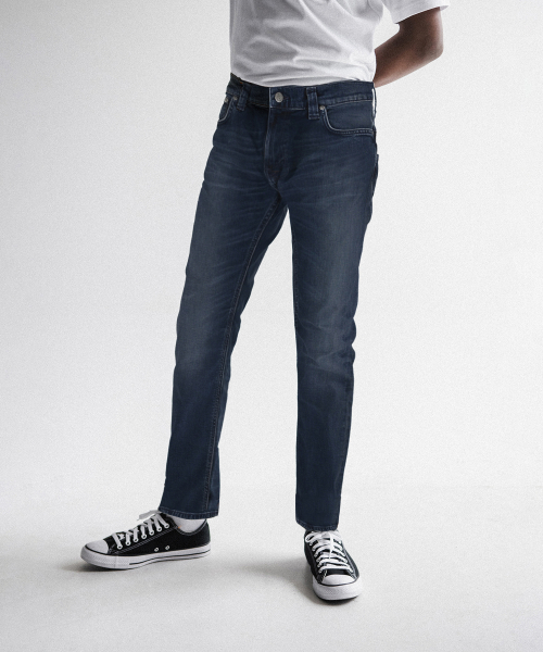 누디진() 씬핀 Black Weft Indigo / 112918 상품 이미지