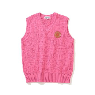 마크앤로나(MARK&LONA) M GN LOGO JQD V-NECK KNIT VEST LQ3IV01M 상품 이미지