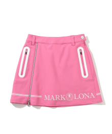 W GN BIG LOGO & SIDE ZIPPER POINT H-LINE SKIRT LQ3IE01F