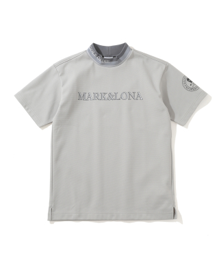 마크앤로나(MARK&LONA) M GN BASIC LOGO POINT MOCK-NECK SS T-SHIRTS LQ3IA02M 상품 이미지