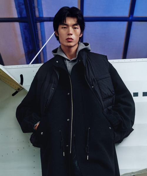 Oversized Down Vest Black