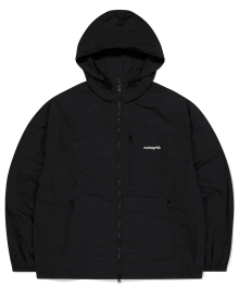 BASIC LOGO NYLON WINDBREAKER BLACK(MG2EFMSC00A)