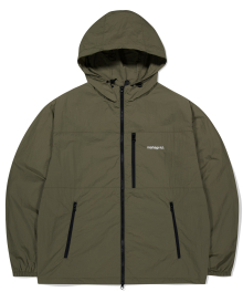 BASIC LOGO NYLON WINDBREAKER KHAKI(MG2EFMSC00A)