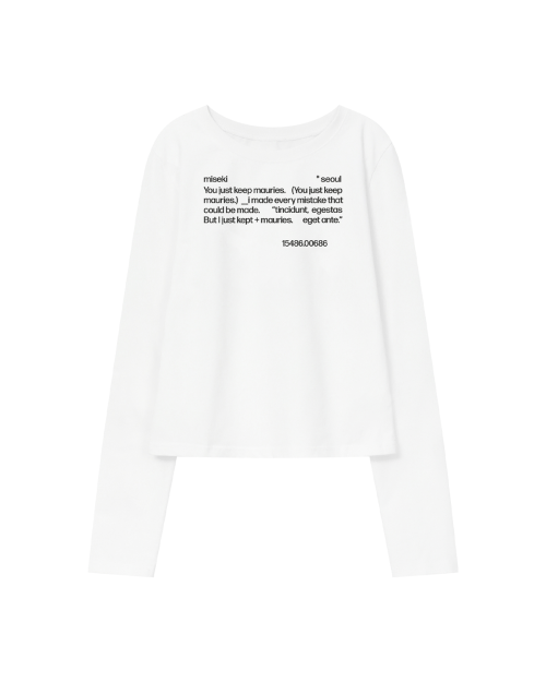 ◆MISEKI SEOUL◆ Unbalanced quote slit sleeves WHITE MSK252T MUSINSA | MISEKI SEOUL Unbalanced quote slit sleeves CHARCOAL