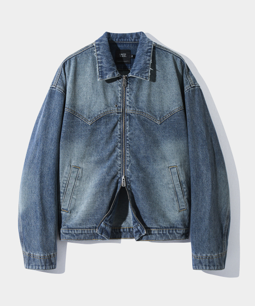 Джинсовка 2WAY в стиле вестерн_Indigo Gray