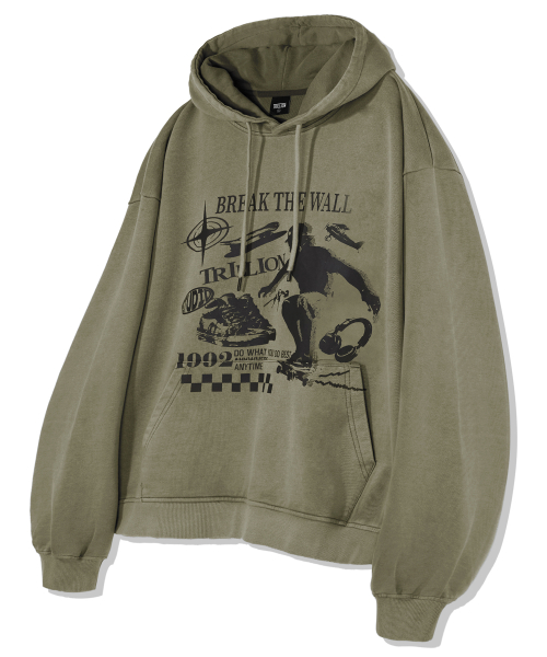 спортивныйтакихиз пигмент графический оверфит из (KHAKI)