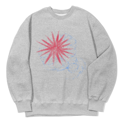 어썸어스(AWESOMEUS) RED LIGHT AND BLUE LINE SWEAT SHIRTS_3 COLOR - 사이즈 & 후기 | 무신사