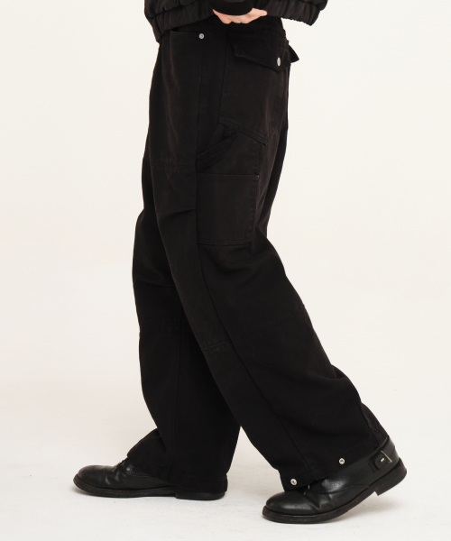Black carpenter pants discount