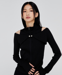 W Vest & Bolero Set-up - Black