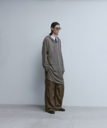 Long Anorak-Khaki Brown