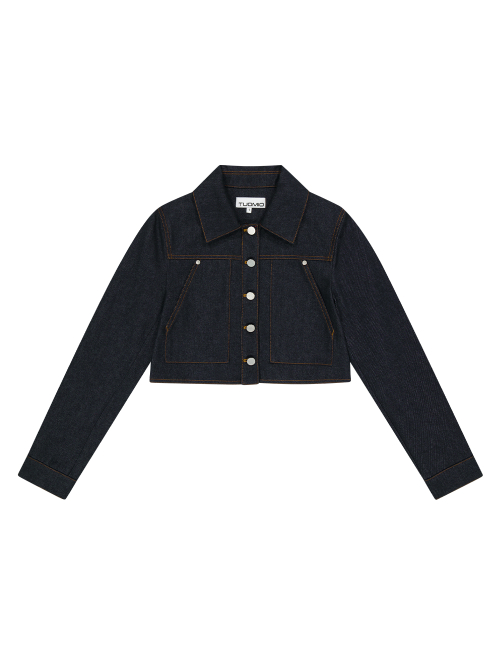 POCKET DETAIL TRUCKER [INDIGO]