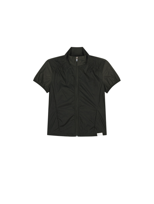 NYLON PUFFED ZIP-UP [KHAKI]