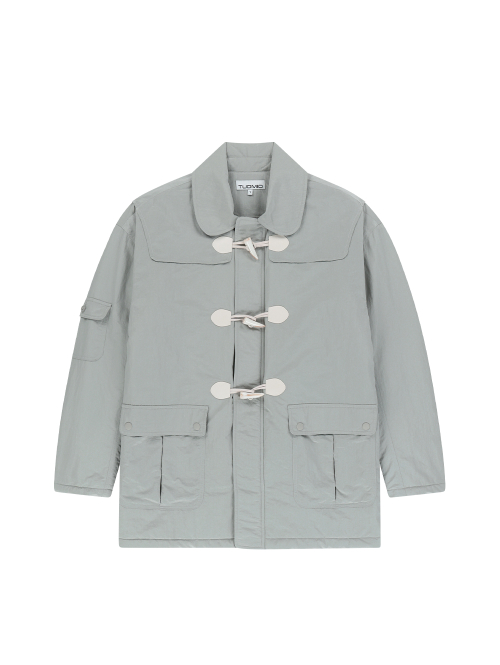 DUFFLE PADDED COAT [LIGHT GREY]