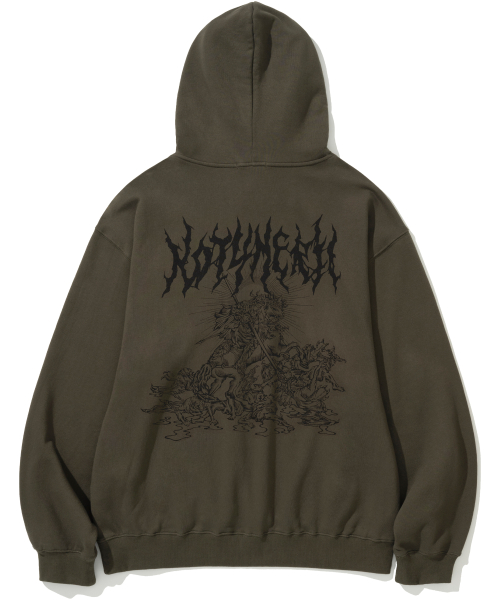 【NOT4NERD】Athena Pullover Hood ★韓国人気★ 追跡付 낫포너드(NOT4NERD) Athena Pullover Hood - Khaki - 사이즈