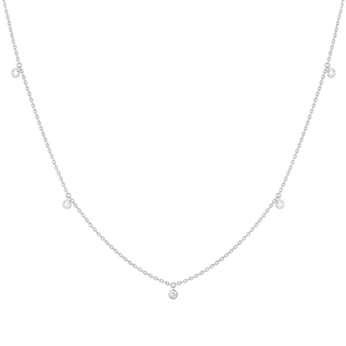 제이에스티나() LALA J 베젤 체인 목걸이 (JJLJNQ4BF384SW420) 상품 이미지