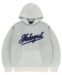 SCRIPT LOGO KNIT HOODIE IVORY(MG2EFMK640A)