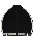 TRACK KNIT ZIP-UP BLACK(MG2EFMK691A)