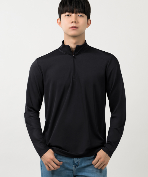 Quick Dry Zip Pullovers Long Sleeve T-Shirt AR-205 (2color)