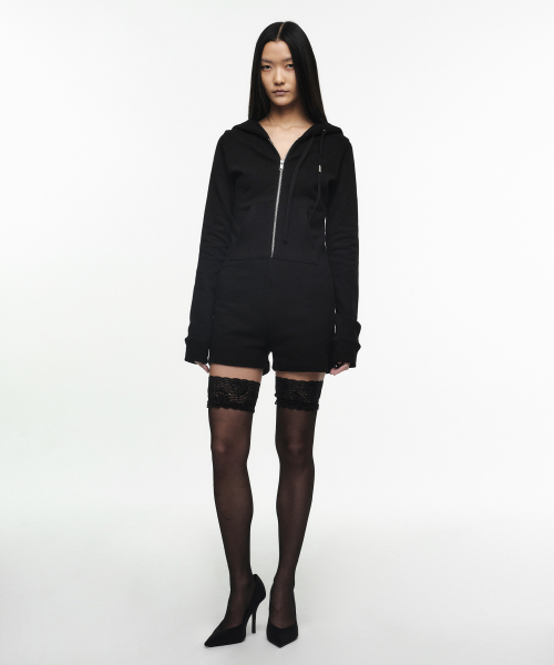 NACHE HOODIE HALF JUMPSUIT / CHA