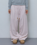 FANCY CLUB_Cozy Stripe Wide Pants (IVORY PINK)_F24ZD881