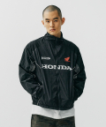 Honda Track Zip up Jacket All Black