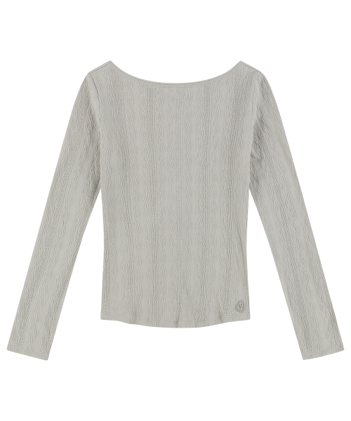 【COYSEIO】 038 Soft Long Sleeves Coyseio 038 Soft Long Sleeves - Charcoal | International Store