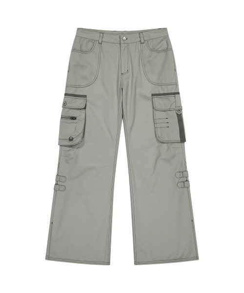 코이세이오 038(COYSEIO 038) BIG POCKET CARGO PANTS LIGHT KHAKI