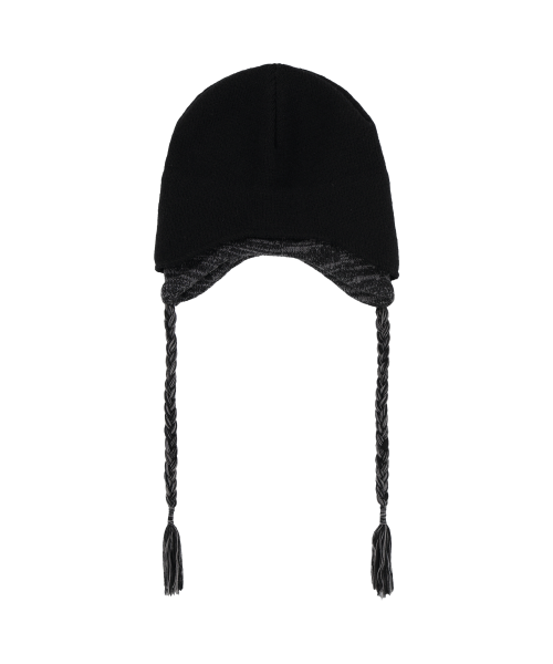帽子 coyseio DOUBLE TROOPER BEANIE BLACK ☆COYSEIO☆ DOUBLE TROOPER BEANIE (COYSEIO/ニットキャップ