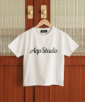 BIG LOGO T SHIRTS_2color (Crop/Over fit)