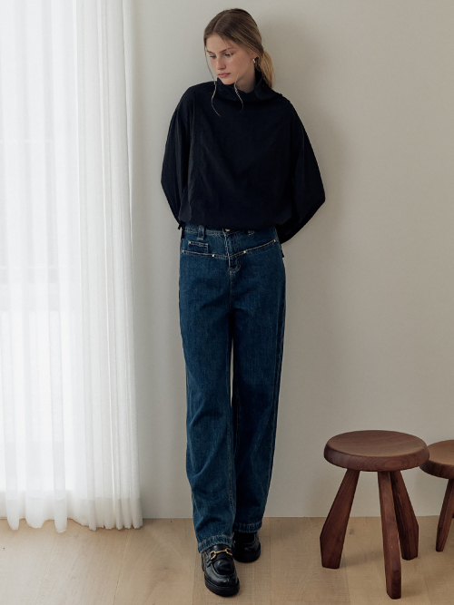 York semi wide denim брюки