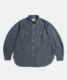 (JPN Fabric) Chambray Work Shirt Heritage Indigo